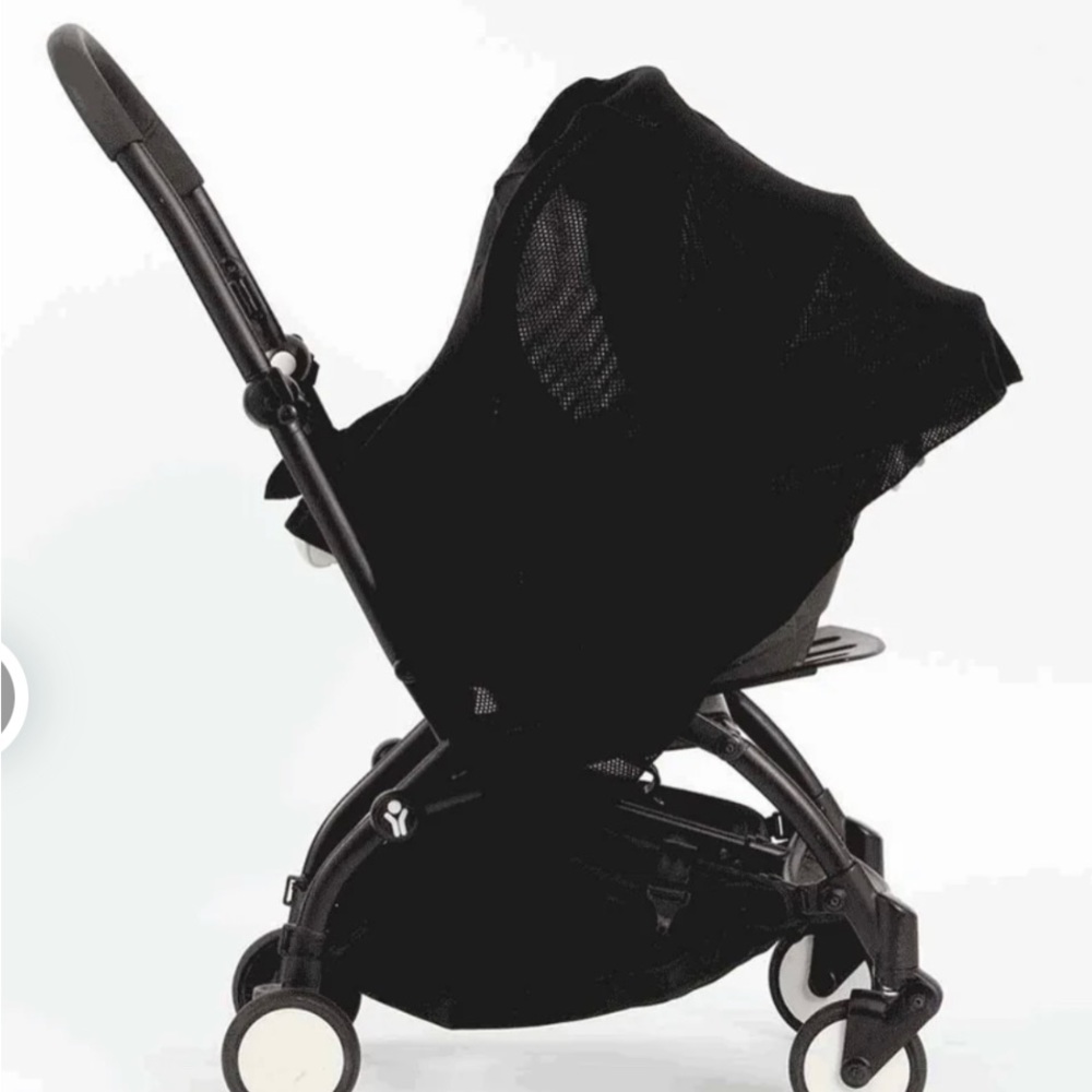Cocoon by We Are Amma Organic Nursing Cover Black Organic Cotton